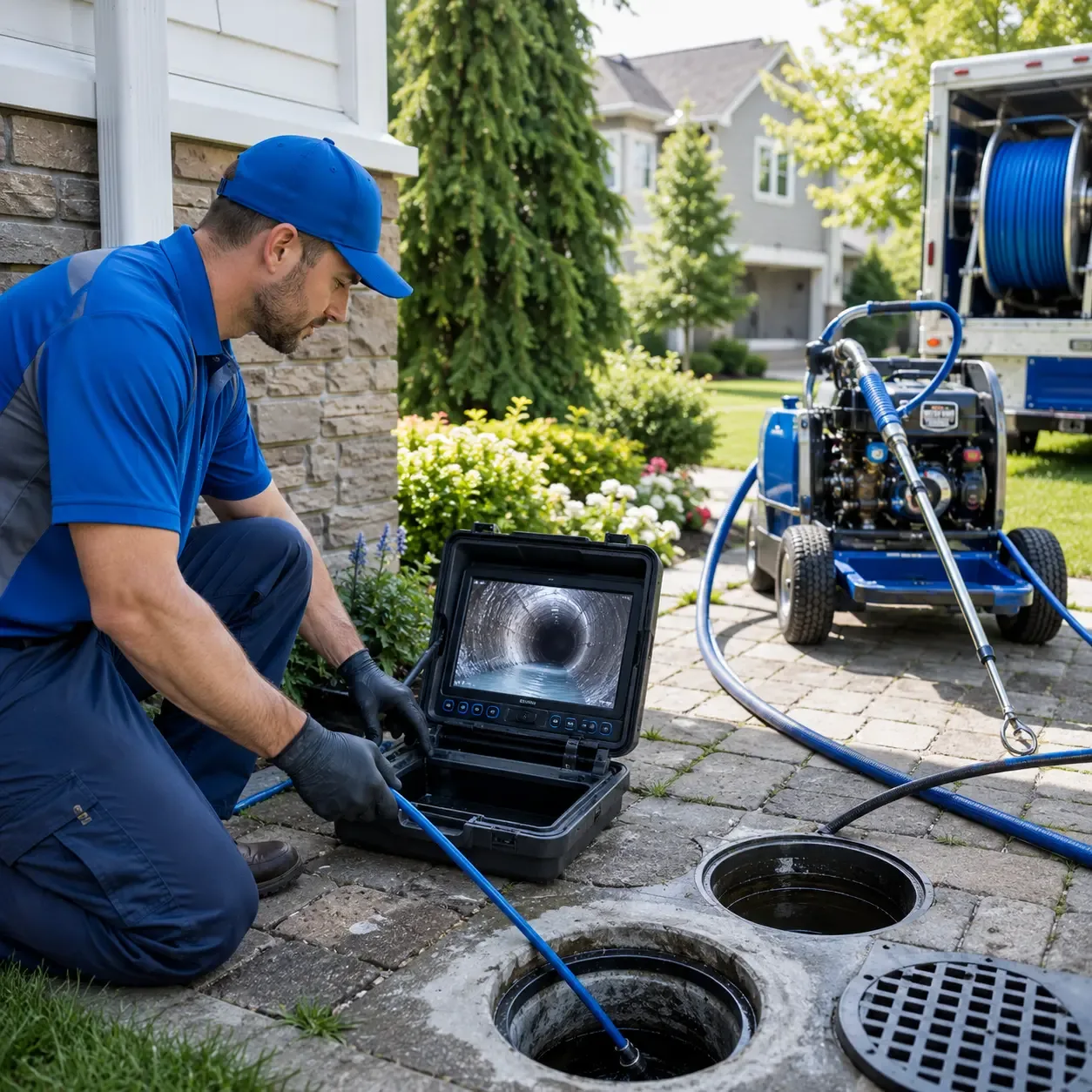 Outdoor drain cleaning professionals serving Woodlake, CA